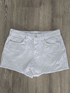 Frame Le Brigette Short White Blue Strip Sz 28 C